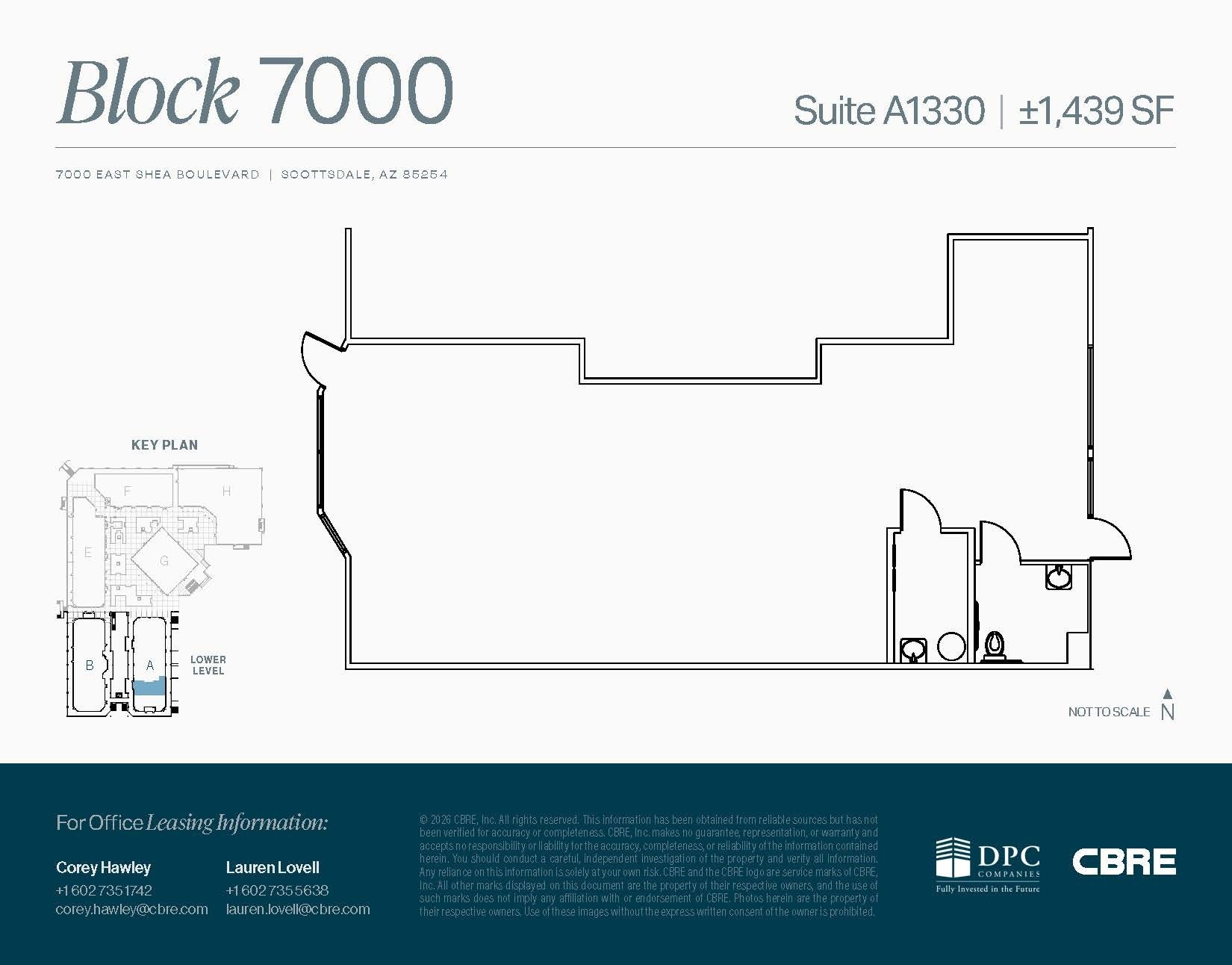 7000 E Shea Blvd, Scottsdale, AZ à louer Plan d’étage- Image 1 de 1