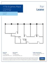 1770 St James Pl, Houston, TX for lease Floor Plan- Image 1 of 1
