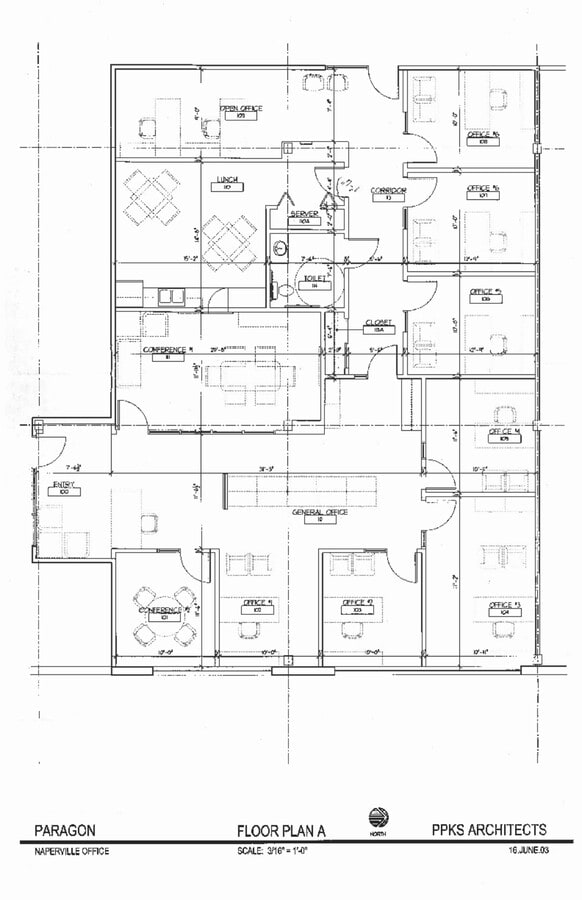 1730 Park St, Naperville, IL 60563 - Unit 100 - - Floor Plan - Image 1 of 9