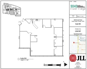 9040 Roswell Rd, Atlanta, GA à louer Plan d  tage- Image 1 de 1