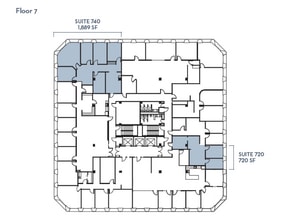 1300 Summit Ave, Fort Worth, TX à louer Plan d’étage- Image 1 de 1