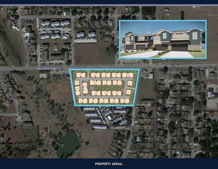 2701 Davis St, Taylor, TX à vendre - Aérien - Image 2 de 5