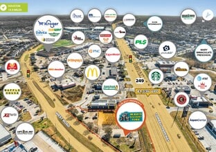 12650 Texas 249, Houston, TX - Aerial  map view
