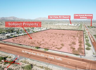 Plus de détails pour NEC N Pinal Ave & E Val Vista Blvd, Casa Grande, AZ - Terrain à vendre