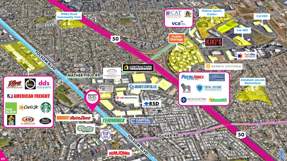 10137 Folsom Blvd, Rancho Cordova, CA à vendre - Photo du bâtiment - Image 3 de 11