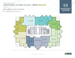 801 K St, Sacramento, CA for lease Floor Plan- Image 2 of 2