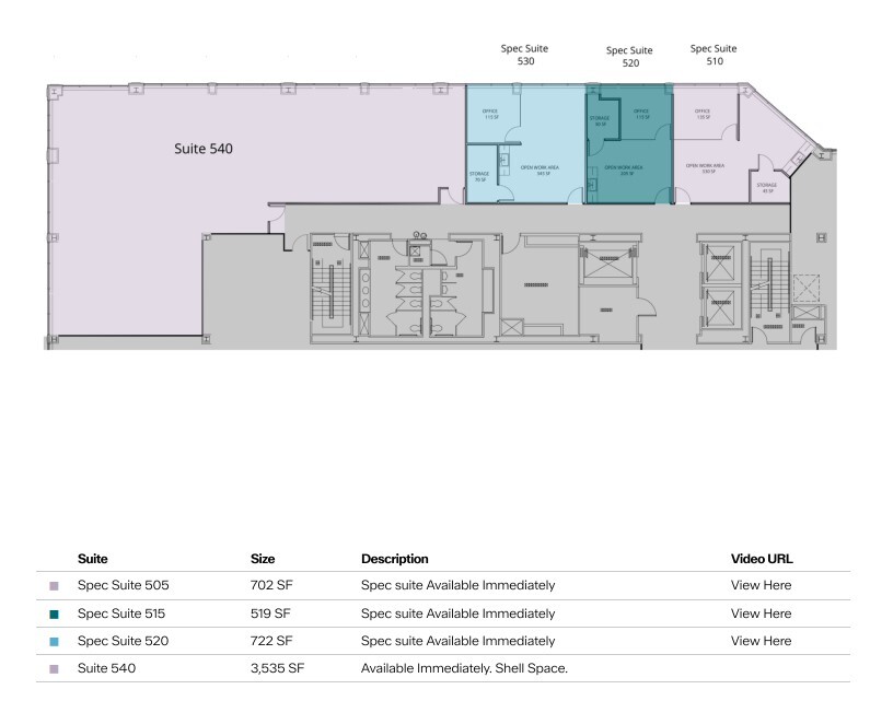 801 N Quincy St, Arlington, VA à louer Plan d  tage- Image 1 de 1