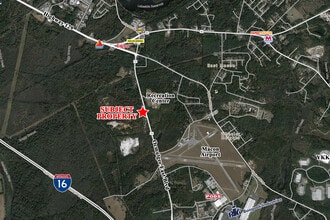 3401 Ocmulgee East Blvd, Macon-Bibb, GA - AÉRIEN Vue de la carte