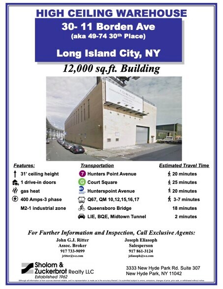 49-74 30th Place, Long Island City, NY à louer - Photo du bâtiment - Image 2 de 5