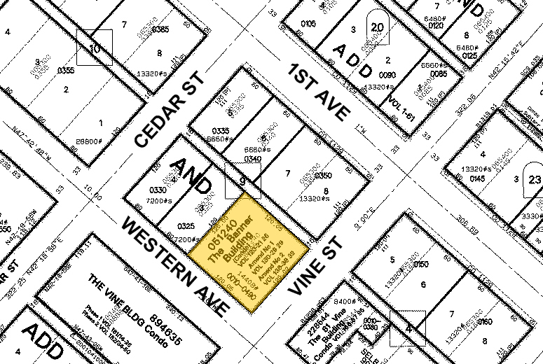 80 Vine St, Seattle, WA à vendre - Plan cadastral - Image 2 de 10