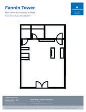 6624 Fannin St, Houston, TX à louer Plan d’étage- Image 1 de 1