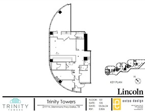 2777 N Stemmons Fwy, Dallas, TX à louer Plan d’étage- Image 1 de 1