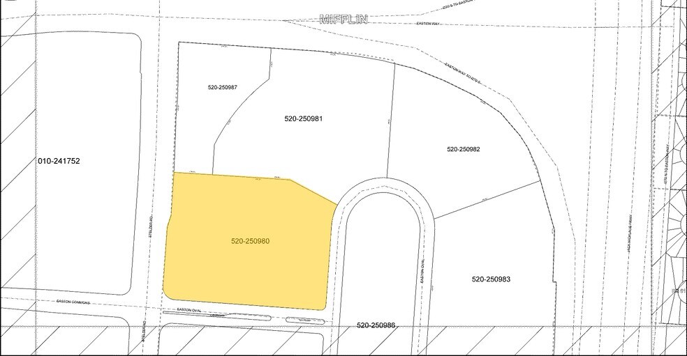 1 Easton Oval, Columbus, OH à louer - Plan cadastral - Image 2 de 5