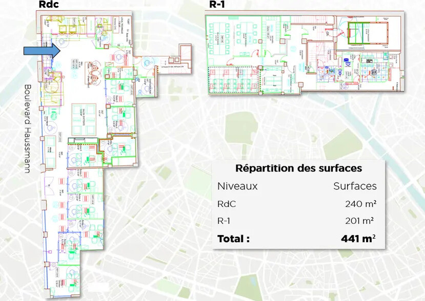 14 Boulevard Haussmann, Paris à louer - Plan d’étage - Image 2 de 15