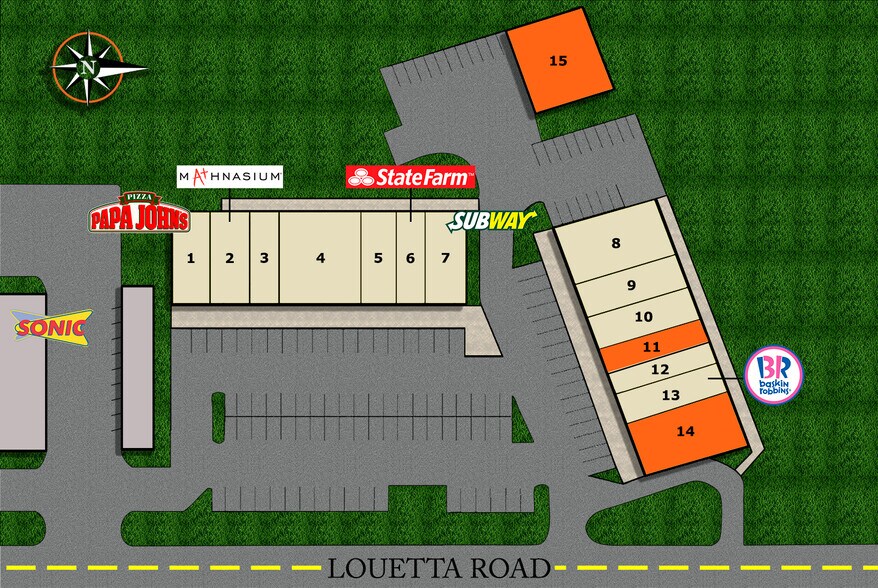 13040 Louetta Rd, Cypress, TX à louer - Plan de site - Image 2 de 2