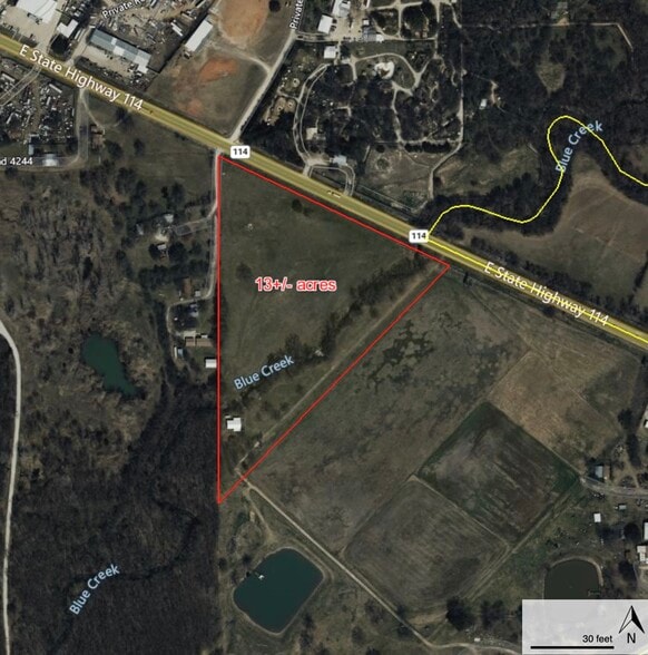 TBD Highway 114 Hwy, Aurora, TX for sale - Aerial - Image 2 of 2