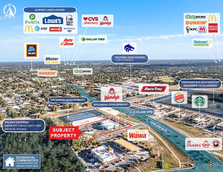 3280 Howland Blvd, Deltona, FL à vendre - Aérien - Image 3 de 5