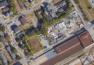 1302 Herman St, Nashville, TN - aerial  map view