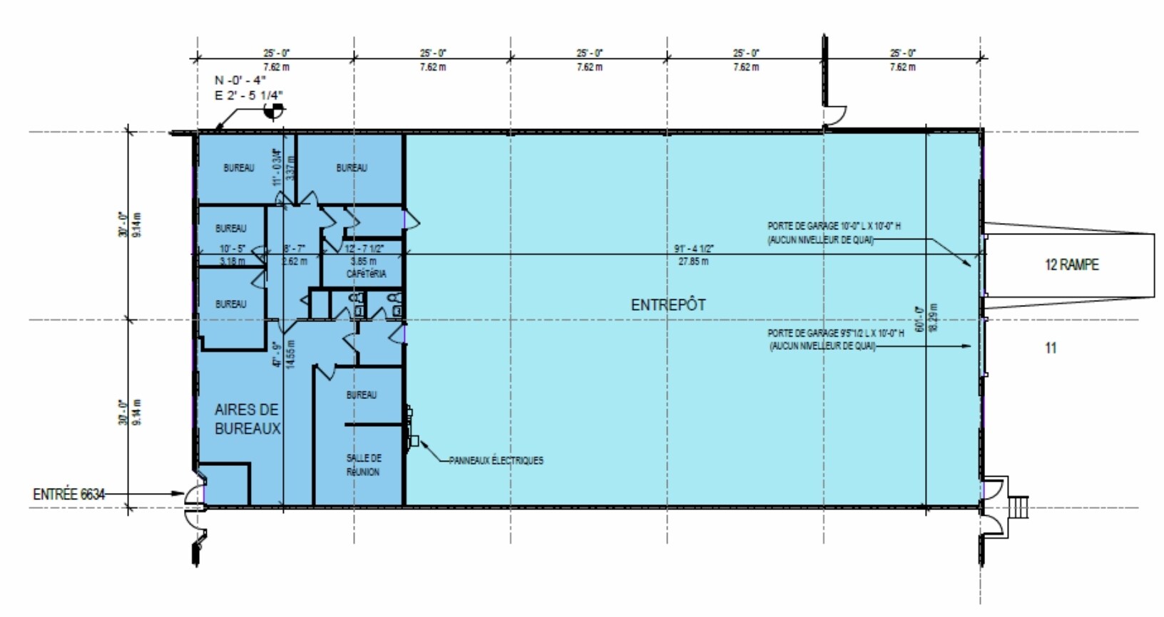 6405-6455 Rue Abrams, Montréal, QC for lease Floor Plan- Image 1 of 1