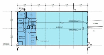 6405-6455 Rue Abrams, Montréal, QC for lease Floor Plan- Image 2 of 2
