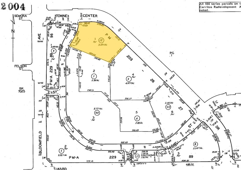 17777 Center Court Dr, Cerritos, CA à louer - Plan cadastral - Image 2 de 9