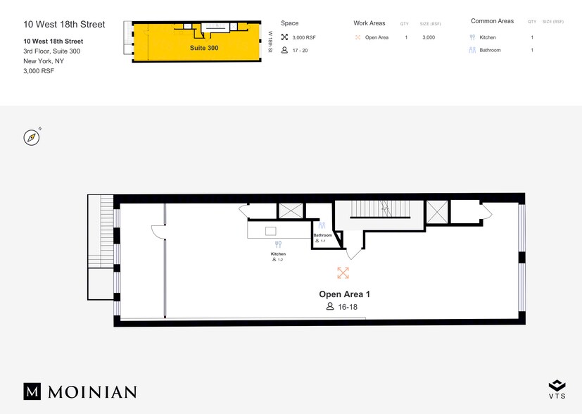 10 W 18th St, New York, NY for sale - Floor Plan - Image 1 of 1
