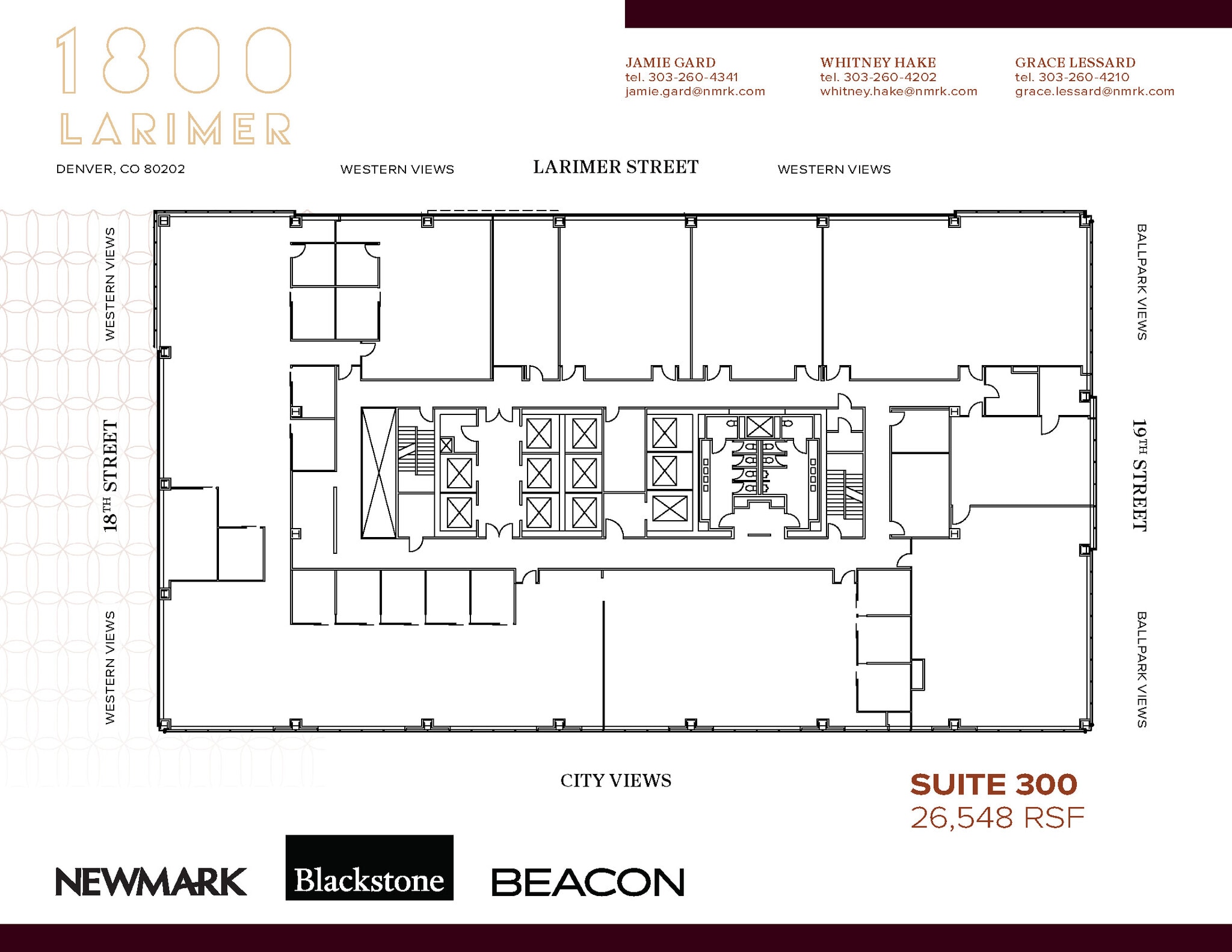 1800 Larimer St, Denver, CO à louer Plan d’étage- Image 1 de 1