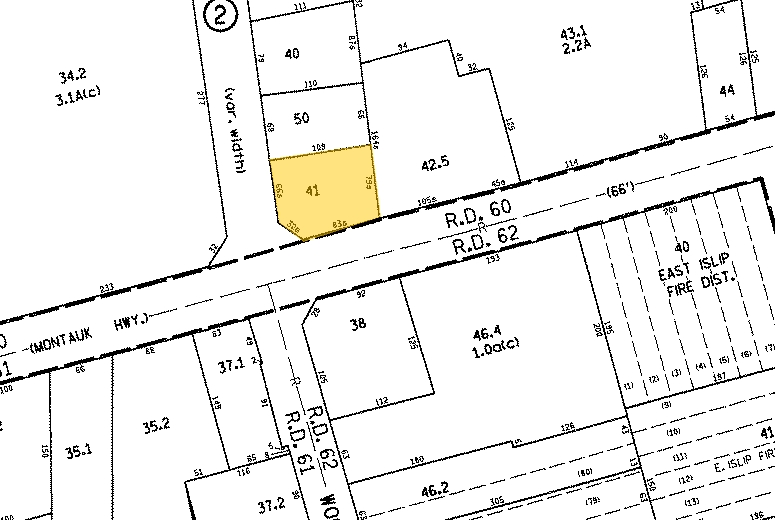 1 E Main St, East Islip, NY à vendre - Plan cadastral - Image 3 de 3