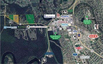 000 Texas 332, Lake Jackson, TX - Aerial  map view