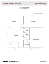 8530 Fruitridge Rd, Sacramento, CA à louer Plan de site- Image 1 de 2