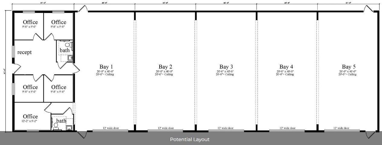 6412 14th St, Bradenton, FL for lease Floor Plan- Image 1 of 1