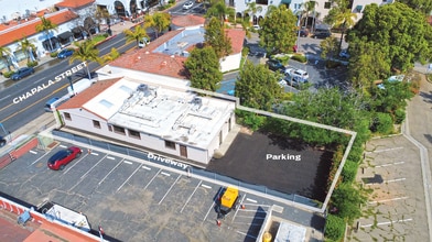 809 Chapala St, Santa Barbara, CA - AÉRIEN  Vue de la carte