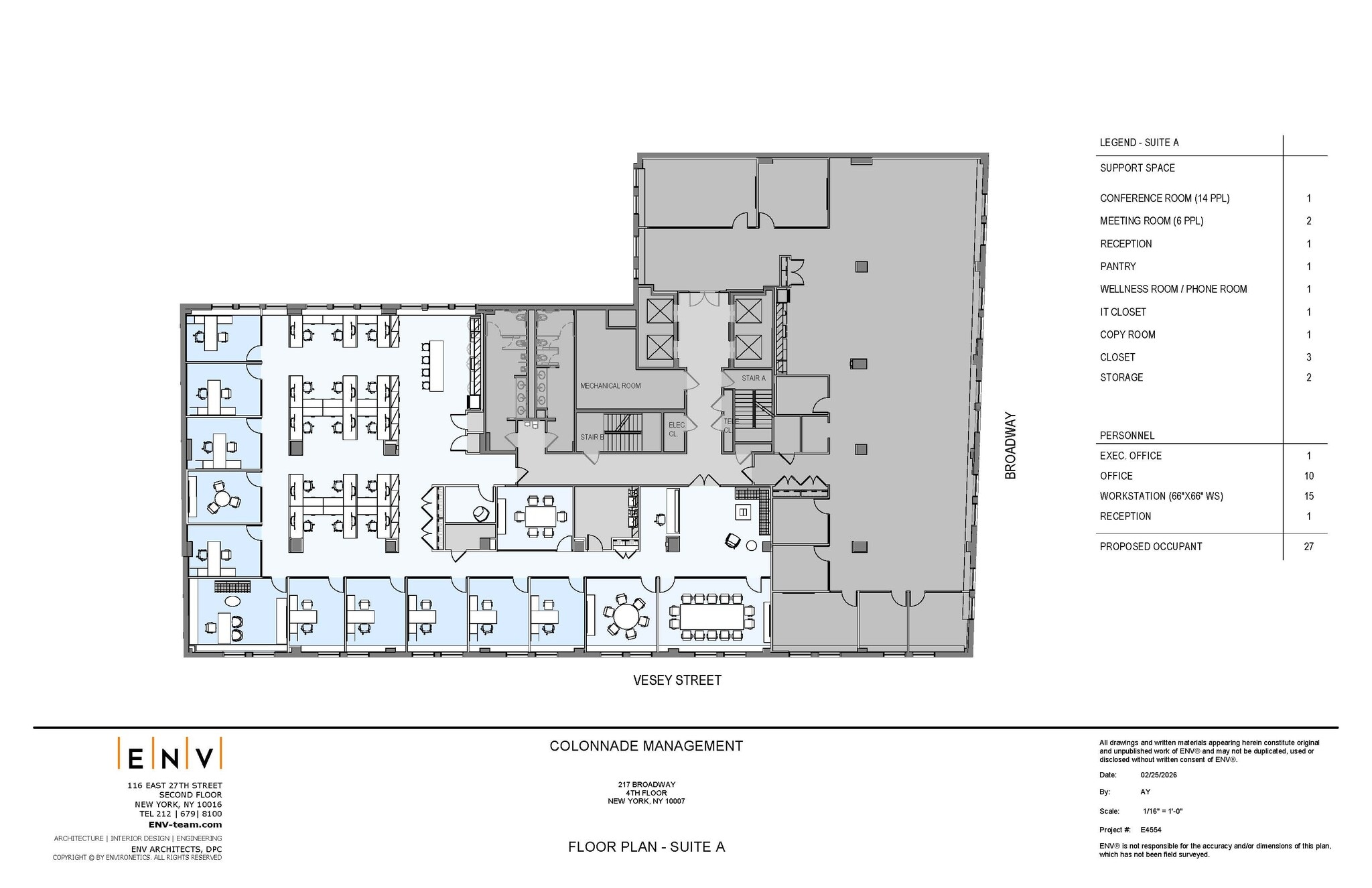 217 Broadway, New York, NY for lease Floor Plan- Image 1 of 5