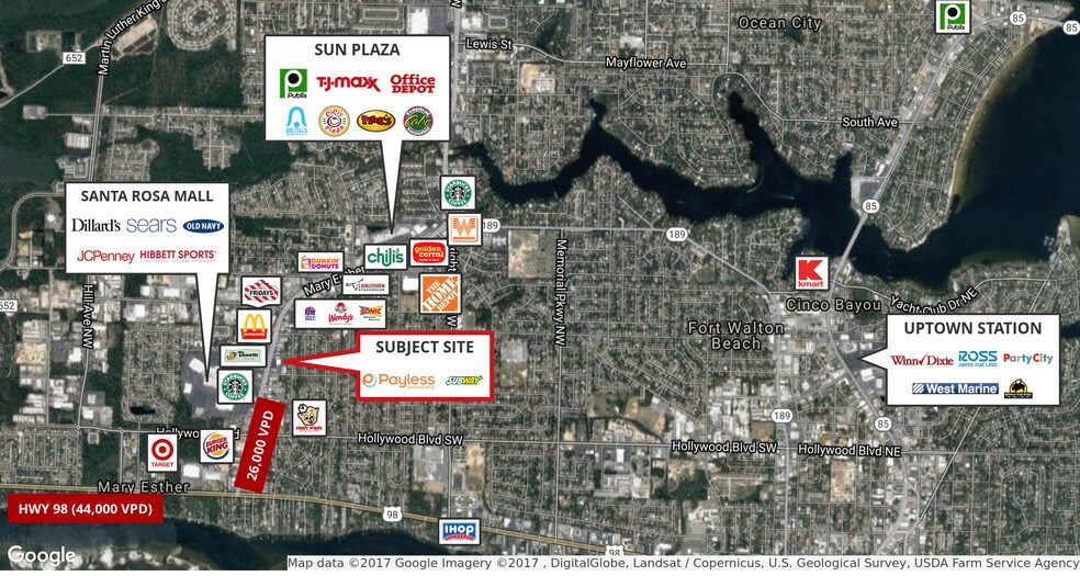 421 Mary Esther Blvd, Mary Esther, FL à louer - Photo du bâtiment - Image 2 de 8