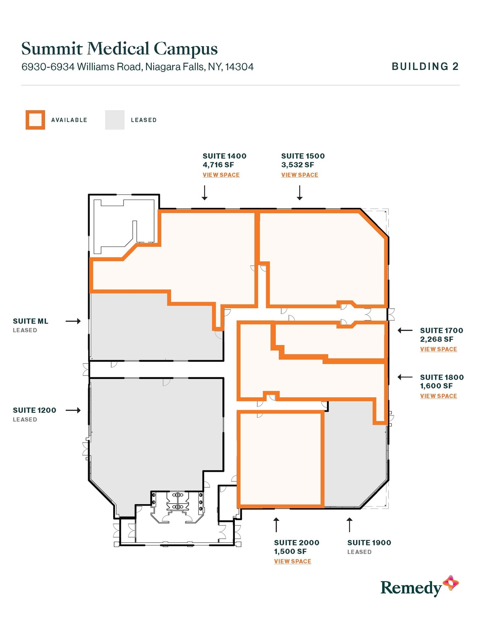 6930 Williams Rd, Niagara Falls, NY à louer Plan d’étage- Image 1 de 1