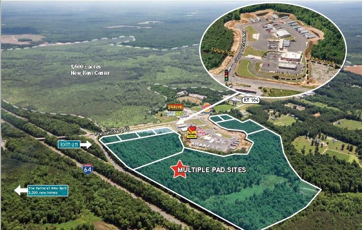 0 Emmaus Church Rd, New Kent, VA à vendre - Aérien - Image 2 de 2