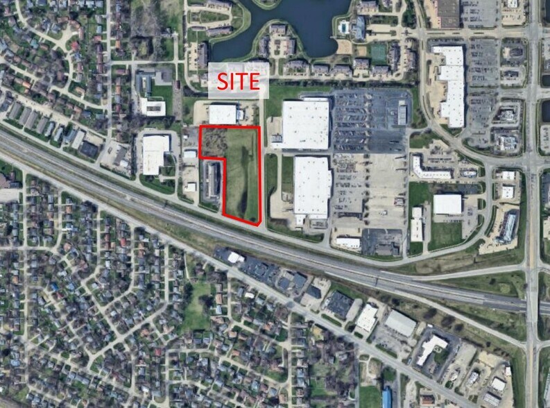 1202 W Anthony Dr, Champaign, IL à vendre - Aérien - Image 2 de 3