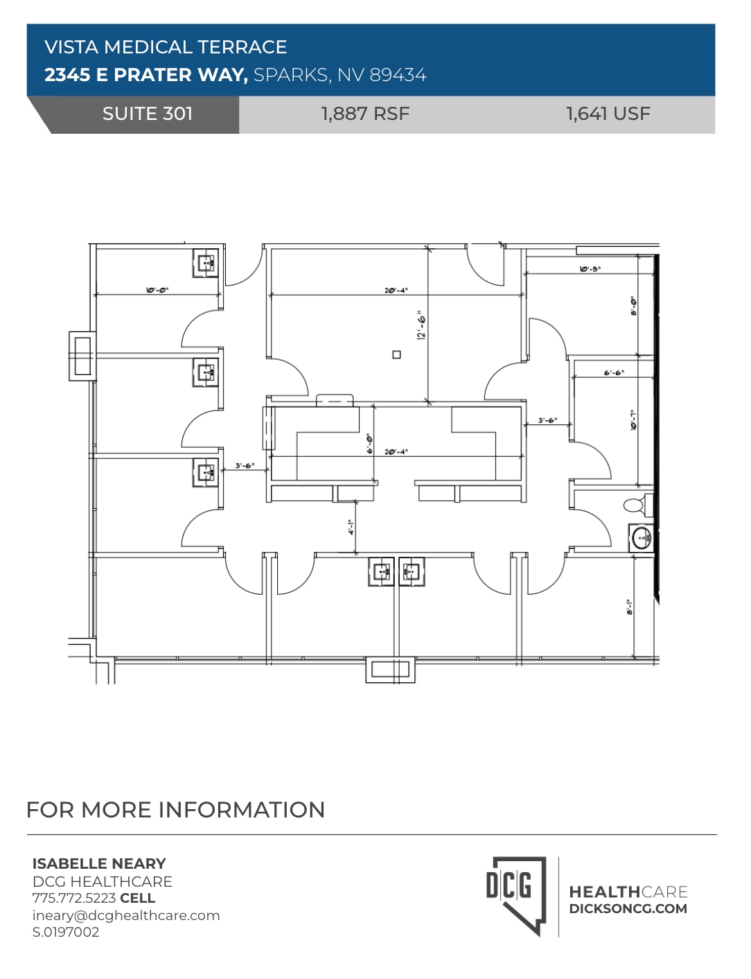 2345 E Prater Way, Sparks, NV for lease Floor Plan- Image 1 of 1