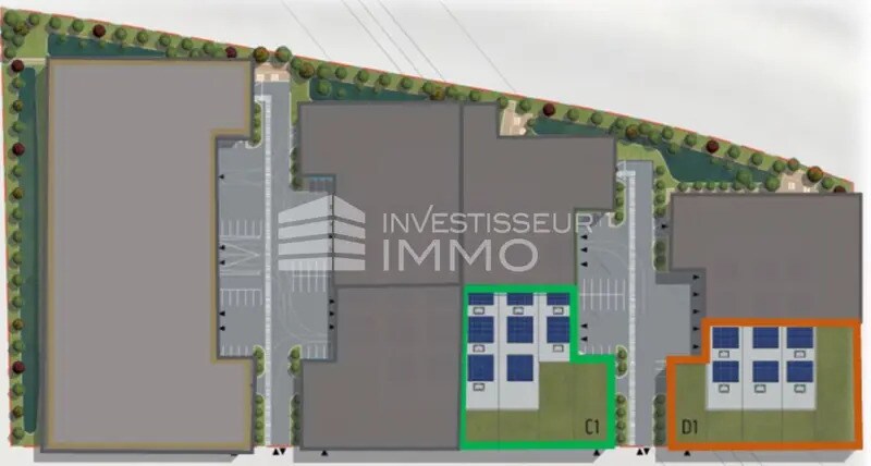 Local d'activités dans Tremblay-en-France à vendre - Plan de site - Image 2 de 3