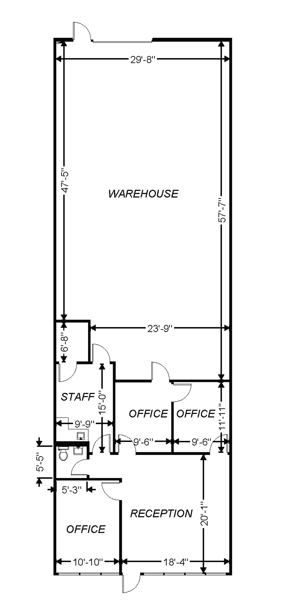 679-699 Strander Blvd, Tukwila, WA à louer Plan d’étage- Image 1 de 1