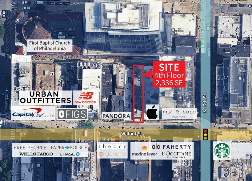 1611 Walnut St, Philadelphia, PA à louer - Photo du bâtiment - Image 1 de 10