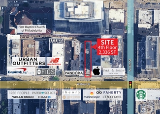 Plus de détails pour 1611 Walnut St, Philadelphia, PA - Bureau à louer