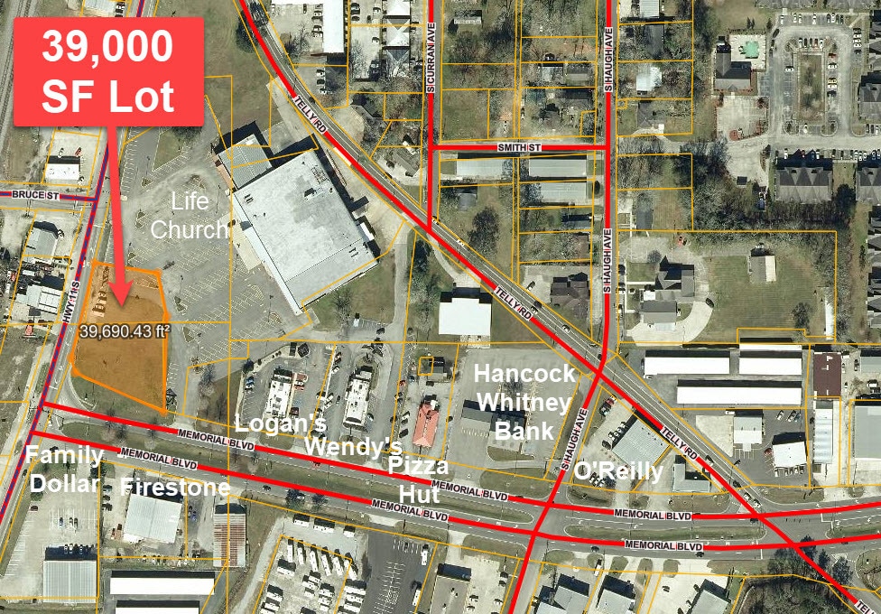 198 Memorial blvd, Picayune, MS for lease Primary Photo- Image 1 of 2