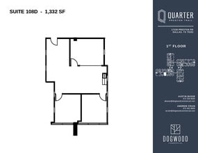 17330 Preston Rd, Dallas, TX à louer Plan d’étage- Image 1 de 1