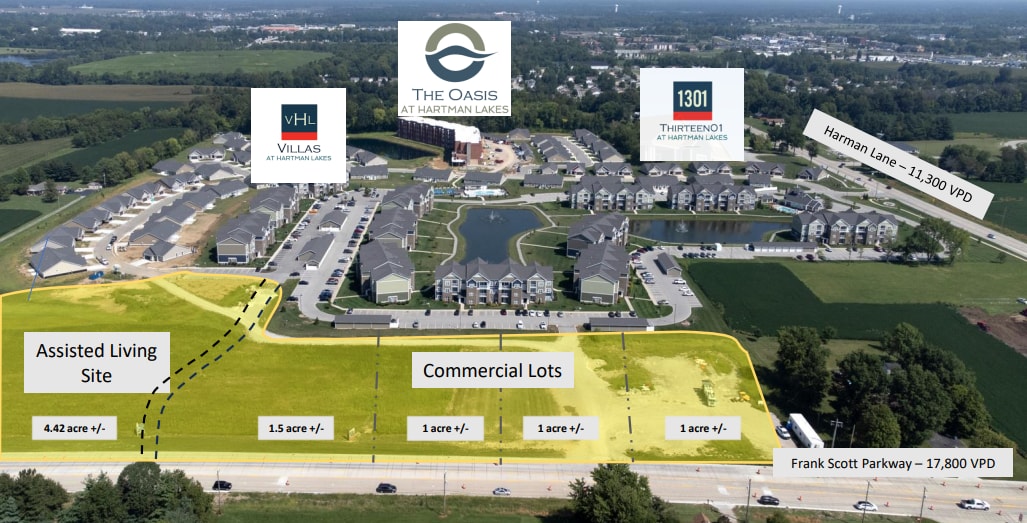 Hartman Lakes, Shiloh, IL à vendre Aérien- Image 1 de 5