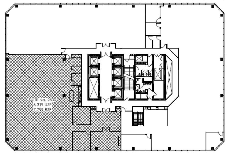 1099 18th St, Denver, CO for lease Floor Plan- Image 1 of 1