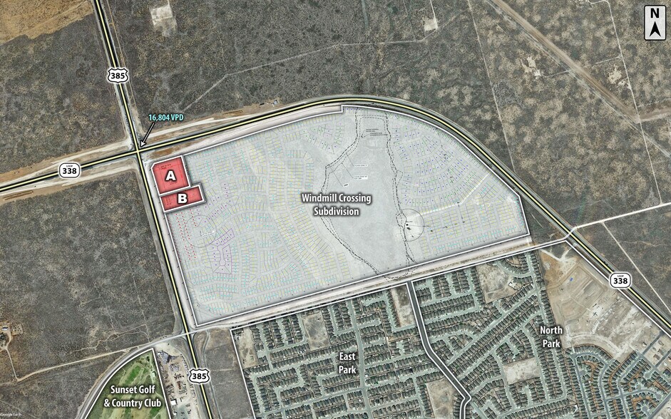 SEC 385 & N Loop 338 hwy, Odessa, TX for sale - Building Photo - Image 2 of 3