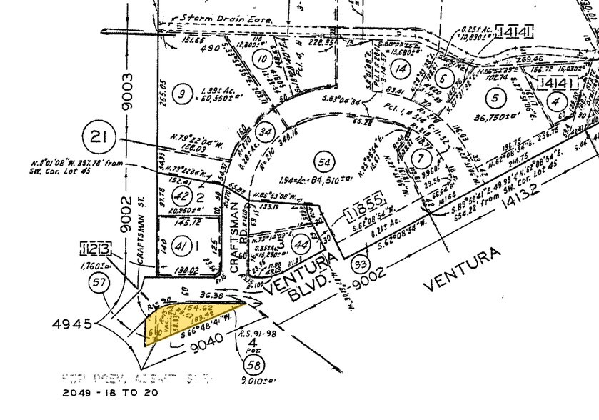 24000 Ventura Blvd, Calabasas, CA à louer - Plan cadastral - Image 2 de 7