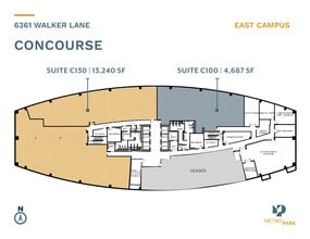 6350 Walker Ln, Alexandria, VA à louer Plan d’étage- Image 1 de 1