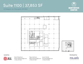 625 Marquette Ave, Minneapolis, MN à louer Plan d’étage- Image 1 de 1